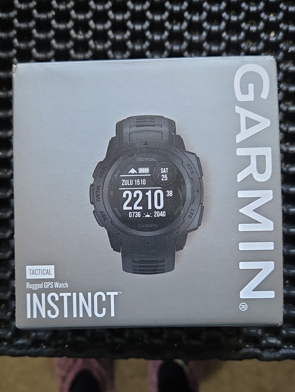 garmin Instinct Tactical GPS Watch - Black
